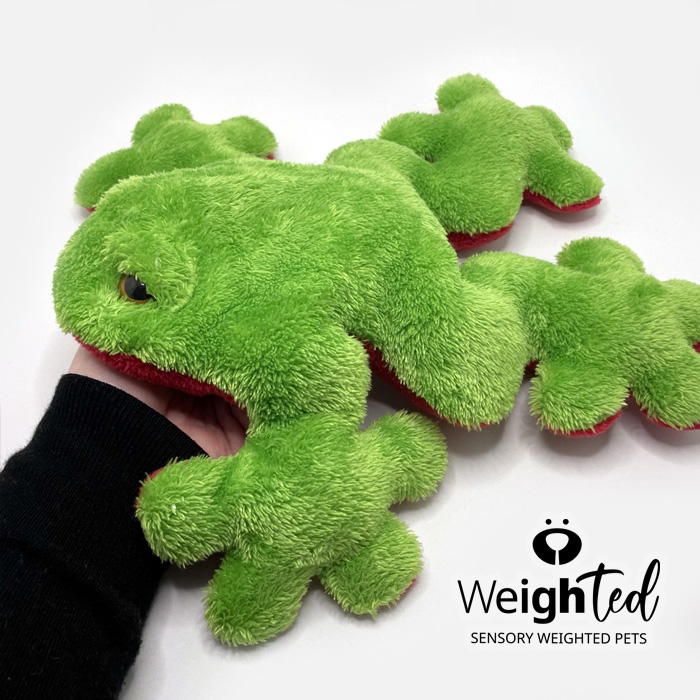 Weighted pet frog