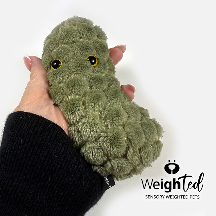 Weighted plush heart