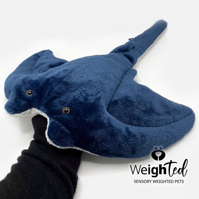 Weighted toy stingray